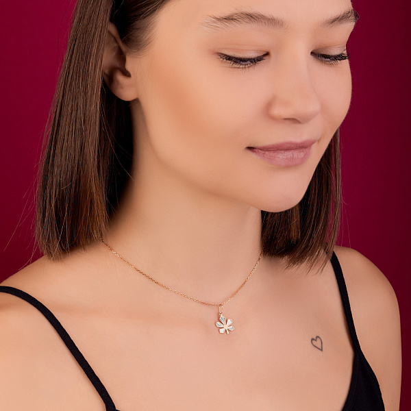 Золотой подвес Каштан (арт. 440951а) – изображение 6