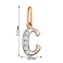 Золота підвіска Літера С з фіанітами (арт. 440280) – зображення 3