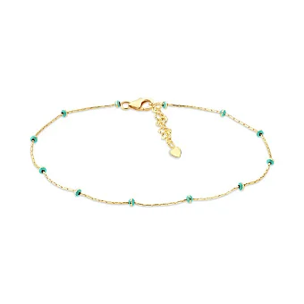 Золотий браслет на ногу Francelli (арт. 324051жз/н)