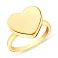 Каблучка «Серце» з жовтого золота (арт. 153349ж) – зображення 1