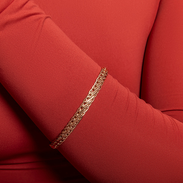 Браслет з червоного золота плетіння Фантазія (арт. 323172) – зображення 2