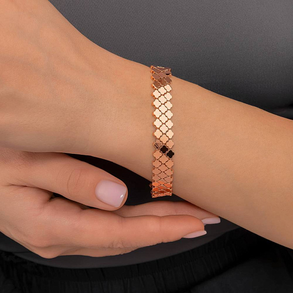 Золотой браслет Клевер (арт. 3261241) – изображение 2