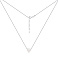 Серебряное колье с жемчугом (арт. 7507/2435жб) – изображение 2