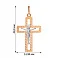 Золотий хрестик з розп'яттям (арт. 511181нрши) – зображення 2