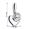 Серебряная подвеска Сердечко с фианитом (арт. 7903/35068) – изображение 2