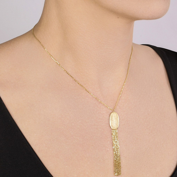 Золотое колье Diva (арт. 351934ж) – изображение 4