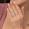 Серебряное кольцо с фианитами (арт. 7501/8396) – изображение 2