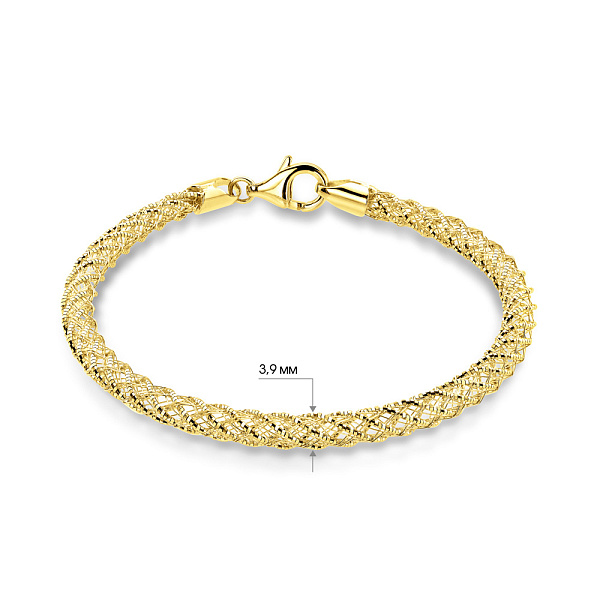 Браслет з жовтого золота Francelli (арт. 3261002ж) – зображення 4