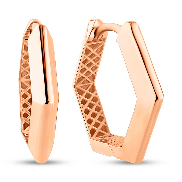 Серьги из красного золота (арт. 1091308/20) – изображение 1
