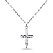 Серебряное колье без камней (арт. 7507/1932)