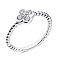 Серебряное кольцо с фианитами (арт. 7501/6385) – изображение 1