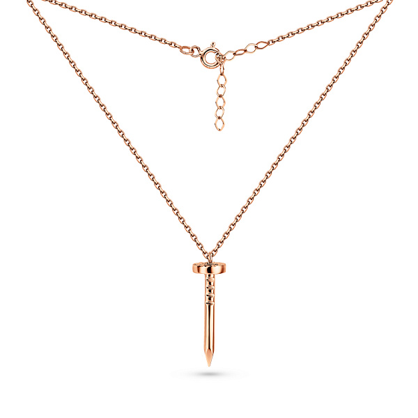 Кольє з червоного золота Цвях (арт. 352371) – зображення 2