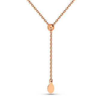 Золотое колье Fly с регулируемым размером (арт. 352415/1)