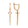 Серьги из красного золота с подвесками (арт. 108698а) – изображение 1