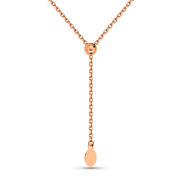 Золотое колье Fly с регулируемым размером (арт. 352415/1) – изображение 1