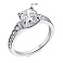 Серебряное кольцо с фианитами (арт. 7501/6406) – изображение 2
