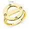 Золота каблучка без каміння (арт. 155177ж) – зображення 2