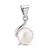 Срібний підвіс з перлиною (арт. 7503/2186601жб) – зображення 1