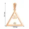 Подвес из золота в форме треугольника (арт. 424709) – изображение 2