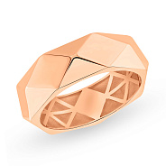 Кольцо из красного золота без камней (арт. 155449)