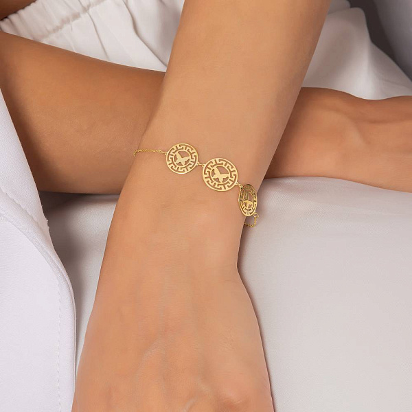 Браслет из желтого золота Олимпия (арт. 326954ж) – изображение 2