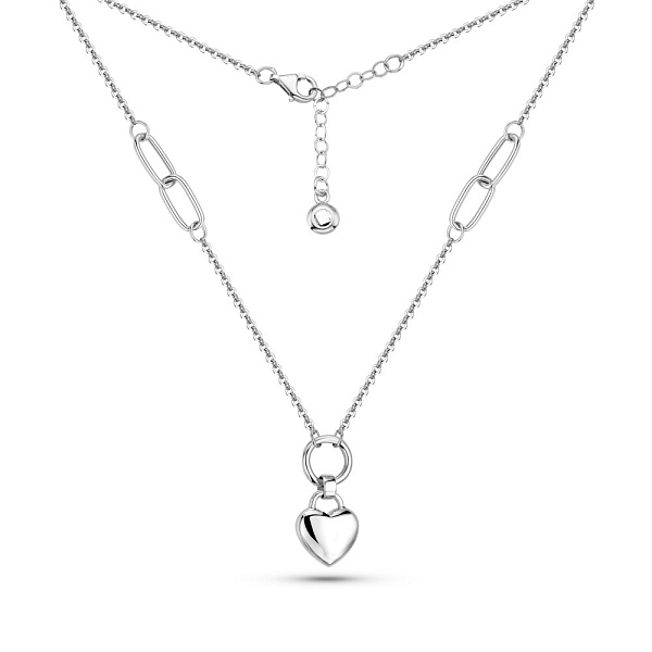 Золоте кольє Серце (арт. 352672б) – зображення 2