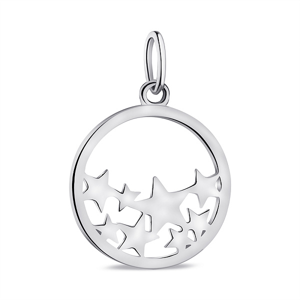 Серебряный подвес без камней (арт. 7503/П2/1059) – изображение 1