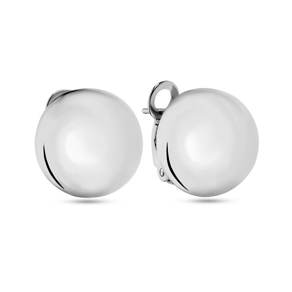 Золоті сережки без каменів (арт. 105594б) – зображення 1