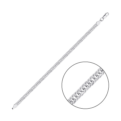 Срібний браслет Ромб подвійний (арт. 7509/4-0316.70.2)