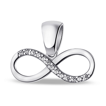 Срібний підвіс Нескінченність (арт. 7503/4204)