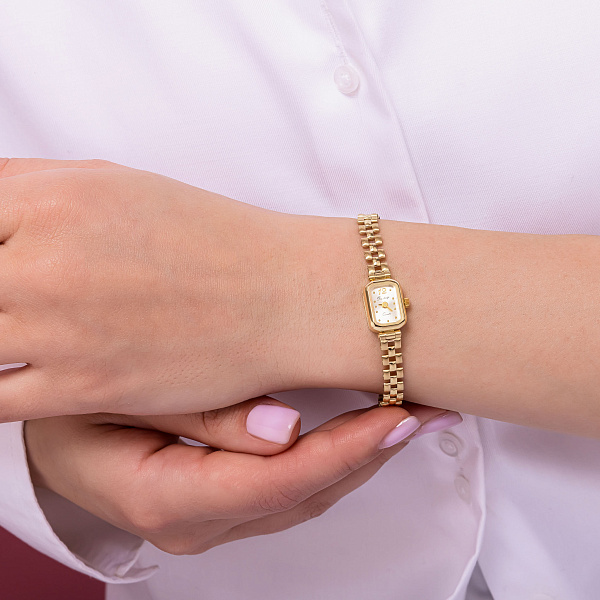 Классические женские золотые часы (арт. 260102ж) – изображение 4