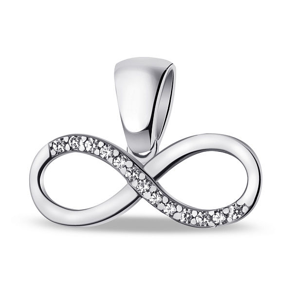 Срібний підвіс Нескінченність (арт. 7503/4204) – зображення 1