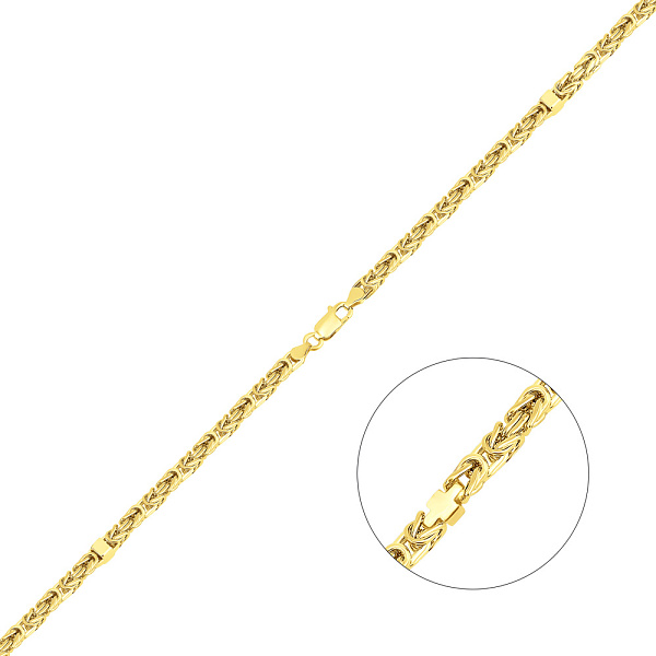 Золотий ланцюжок плетіння Лисячий хвіст (арт. 352823ж) – зображення 1