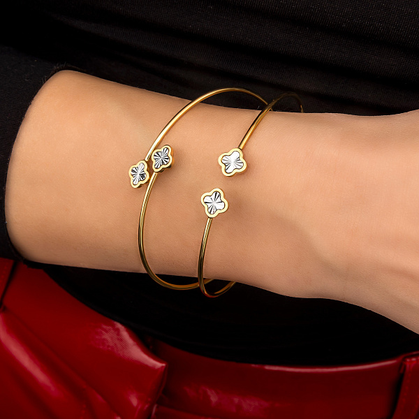 Браслет з жовтого і білого золота (арт. 3261236/8жба) – зображення 2