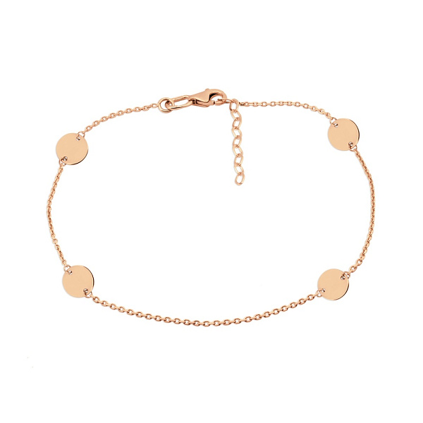 Браслет "Монети" з червоного золота (арт. 324428/5) – зображення 1