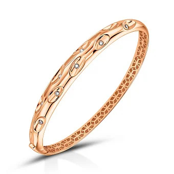 Золотой браслет с фианитами (арт. 326363)