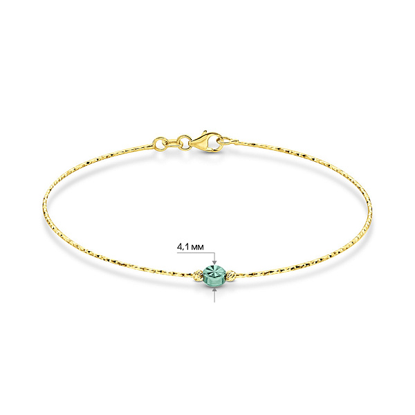 Браслет з жовтого золота Orbit (арт. 326949жбрз) – зображення 6