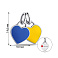 Двойной серебряный подвес Флаг Украины (арт. 7503/0927/2есжпю) – изображение 2