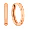 Серьги-кольца из красного золота (арт. 110636) – изображение 1