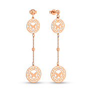 Серьги Олимпия из красного золота (арт. 1091560)