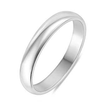 Фото Класична обручка з білого золота (арт. 220100б)