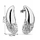 Серьги из белого золота Francelli (арт. е1091752б) – изображение 3
