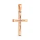 Крестик из золота с бриллиантами (арт. П011381) – изображение 1