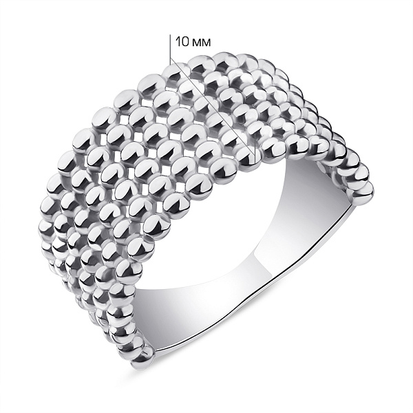 Кольцо из серебра без камней (арт. 7501/6559) – изображение 2