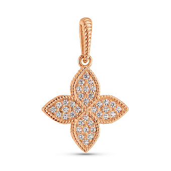 Золота підвіска з фіанітами (арт. 441497)