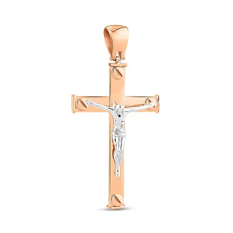 Золотий хрестик з розп'яттям (арт. 500685)