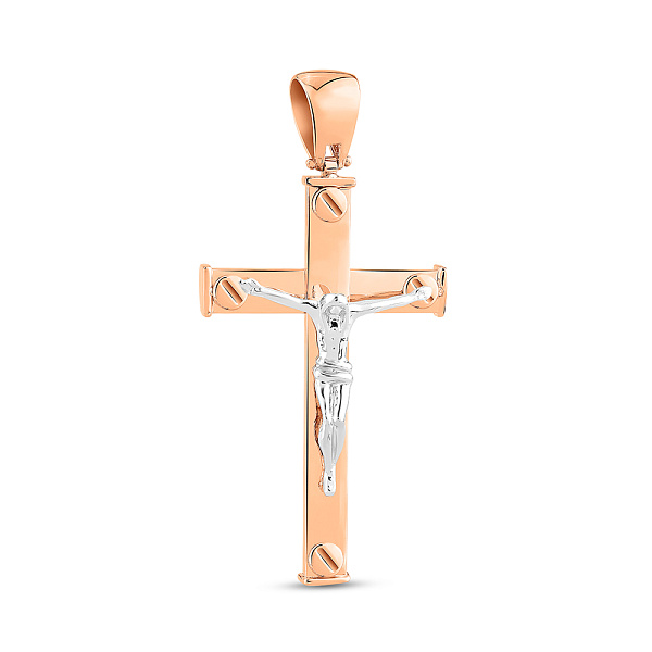 Золотий хрестик з розп'яттям (арт. 500685) – зображення 1