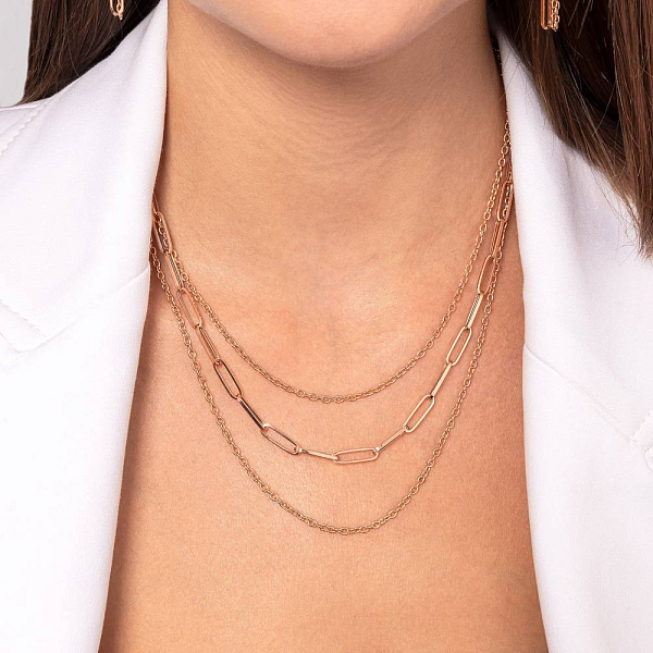 Багатошарове золоте кольє Ланки (арт. 352831) – зображення 3