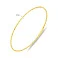Тонкий золотой жесткий браслет (арт. 3261470ж) – изображение 2