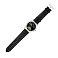 Серебряные часы с кварцевым механизмом (арт. 7526/334чч) – изображение 1